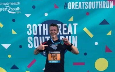 Physio-logical helped a Cowplain runner achieve his goal of completing the Great South Run