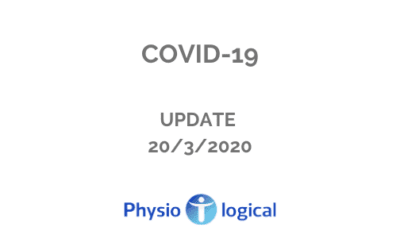 Covid-19 Update 20/03/20