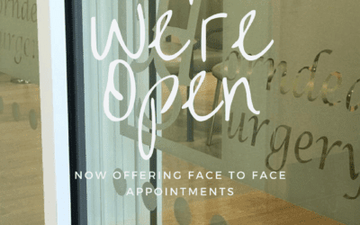 Covid Secure Clinic – now offering face to face appointments