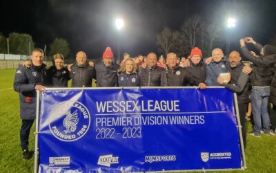 Sports Therapist Supports local football team become Double Champions