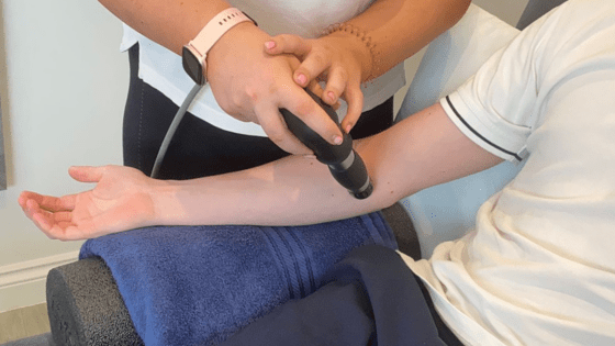 Treating Golfers Elbow with Shockwave Therapy
